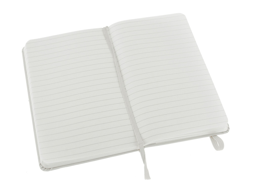 Записная книжка Moleskine Classic (в линейку) в твердой обложке, Pocket (9x14см), белый - купить оптом