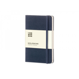 Записная книжка Moleskine Classic (в линейку) в твердой обложке, Large (13х21см), синий - купить оптом
