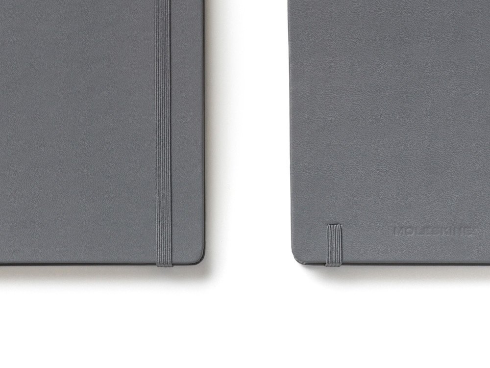 Записная книжка Moleskine Classic (в линейку) в твердой обложке, Large (13х21см), серый - купить оптом