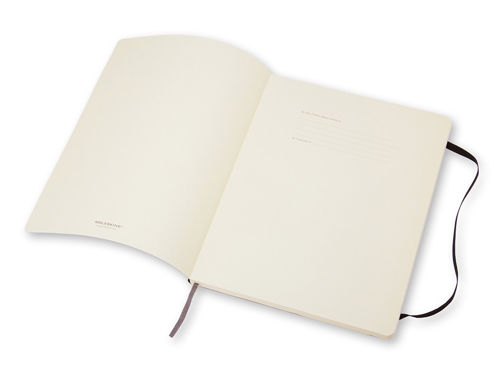 Записная книжка Moleskine Classic Soft (в линейку), ХLarge (19х25 см), черный - купить оптом