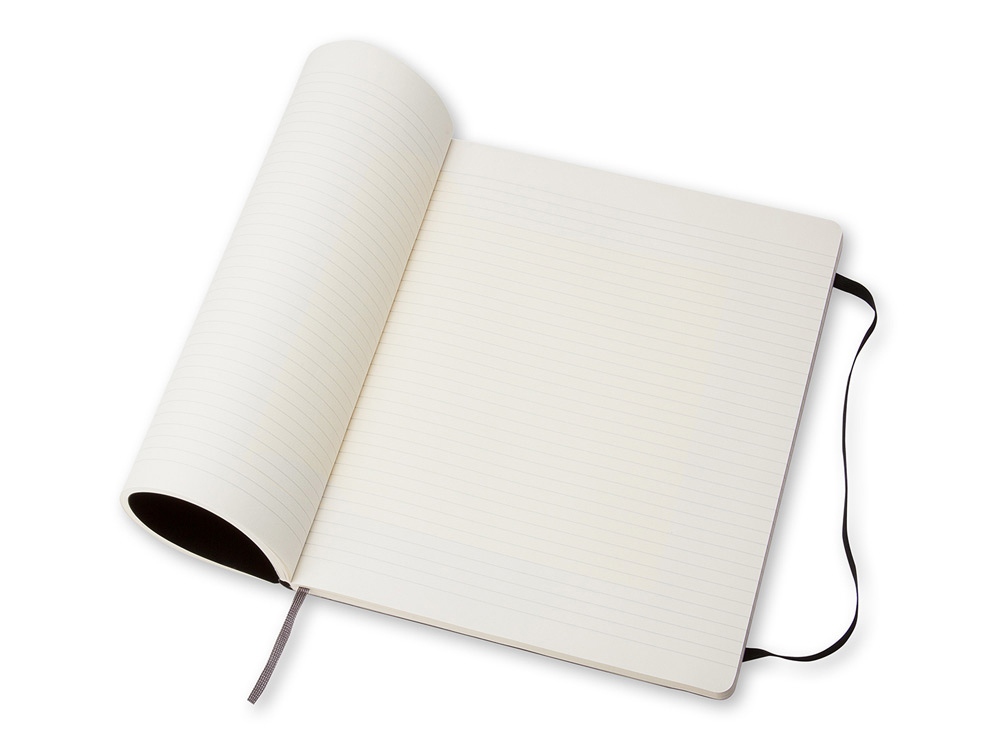 Записная книжка Moleskine Classic Soft (в линейку), ХLarge (19х25 см), черный - купить оптом