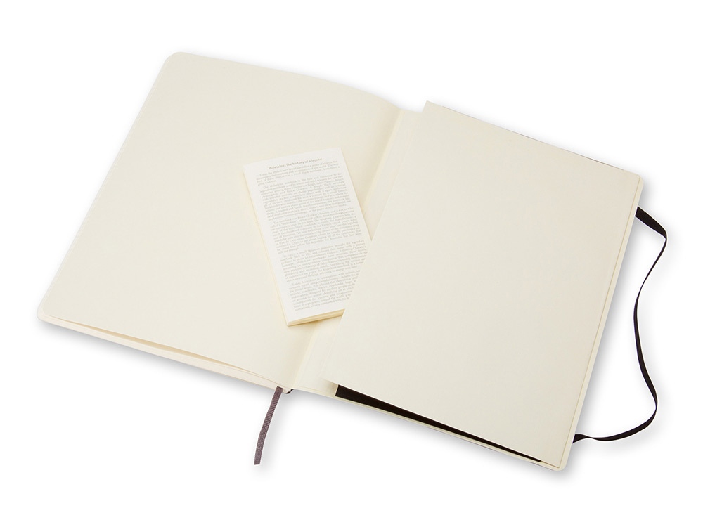 Записная книжка Moleskine Classic Soft (в линейку), ХLarge (19х25 см), черный - купить оптом