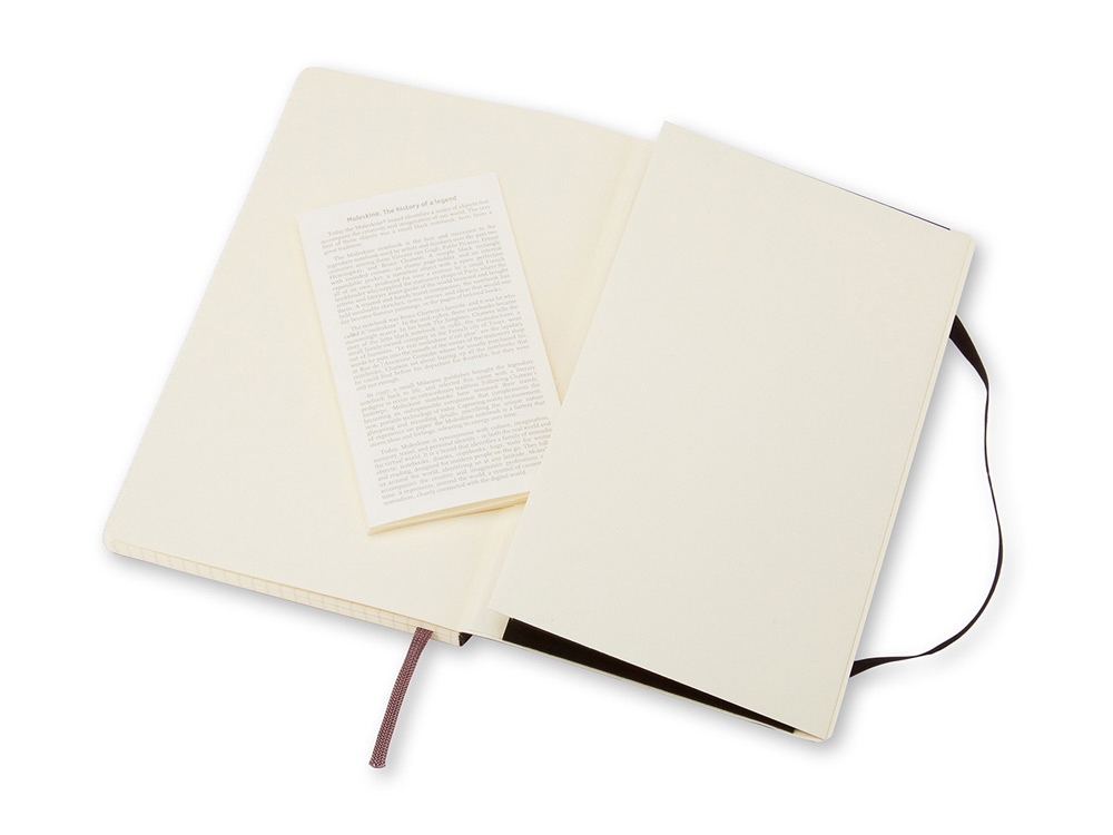 Записная книжка Moleskine Classic Soft (в клетку), Large (13х21см), черный - купить оптом