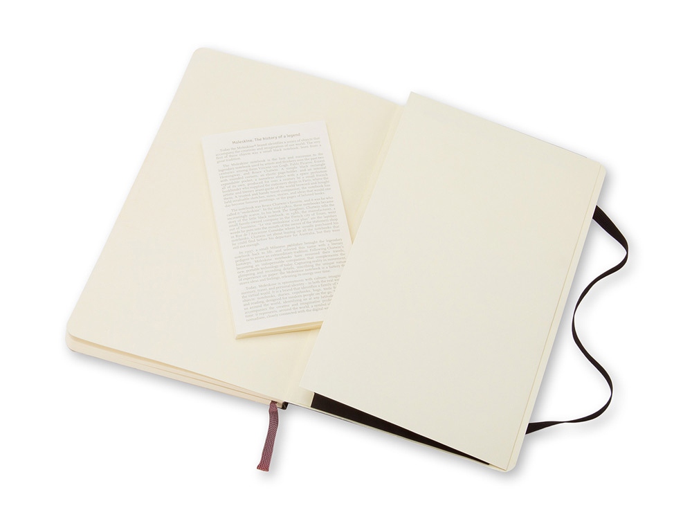 Записная книжка Moleskine Classic Soft (в линейку), Pocket (9х14 см), черный - купить оптом