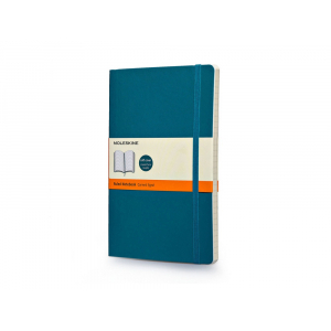 Записная книжка Moleskine Classic Soft (в линейку), Large (13х21см), бирюзовый - купить оптом