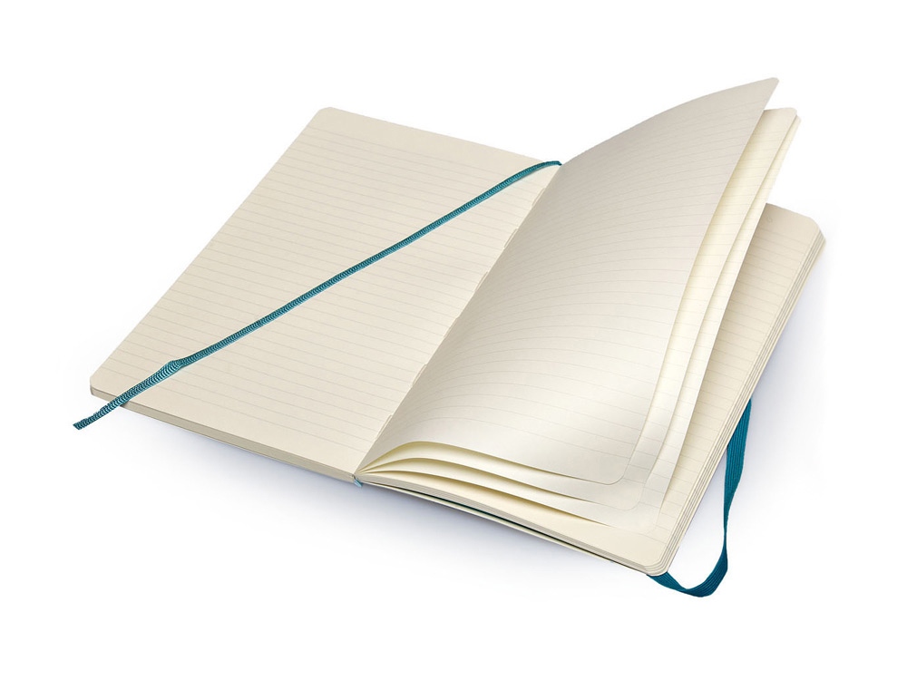 Записная книжка Moleskine Classic Soft (в линейку), Large (13х21см), бирюзовый - купить оптом