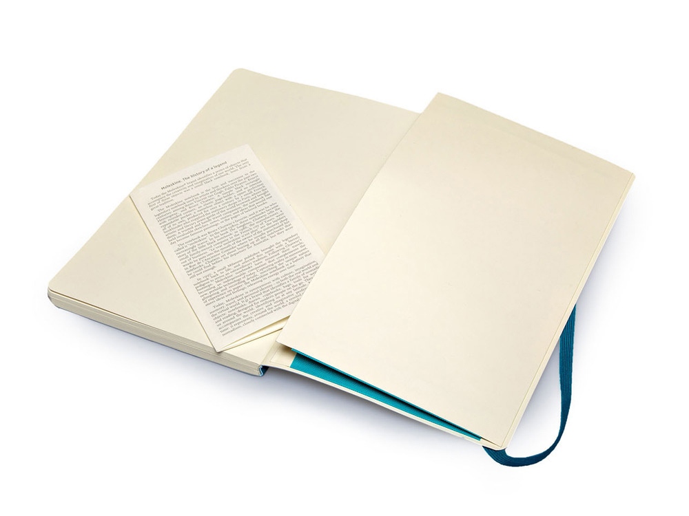 Записная книжка Moleskine Classic Soft (в линейку), Large (13х21см), бирюзовый - купить оптом