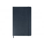 Записная книжка Moleskine Classic Soft (в линейку), Large (13х21см), сапфировый синий, фото 3