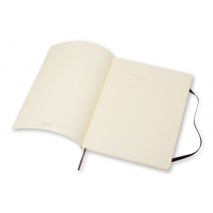 Записная книжка Moleskine Classic Soft (нелинованный), Хlarge (19х25 см), черный - купить оптом