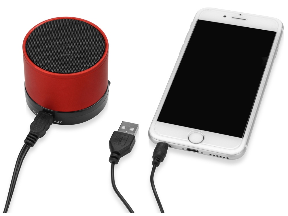 Беспроводная колонка Ring с функцией Bluetooth, красный - купить оптом