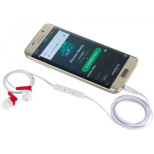 Наушники Earbuds, красный - купить оптом