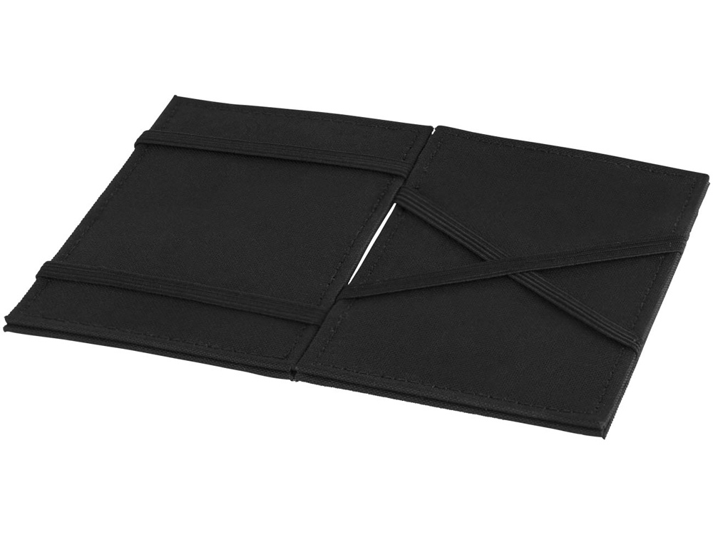 Бумажник Adventurer RFID Flip Over, черный - купить оптом