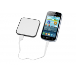 Портативное зарядное устройство (power bank) Квадрум, 2600 mAh, черный, фото 2