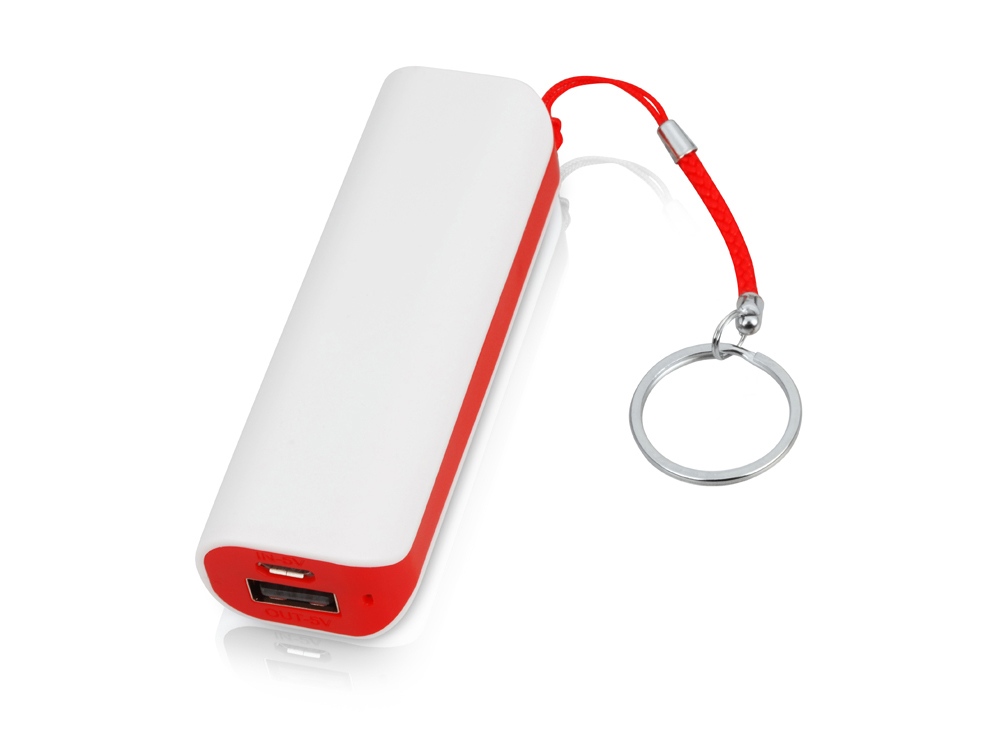 Портативное зарядное устройство (power bank) Basis, 2000 mAh, красный - купить оптом