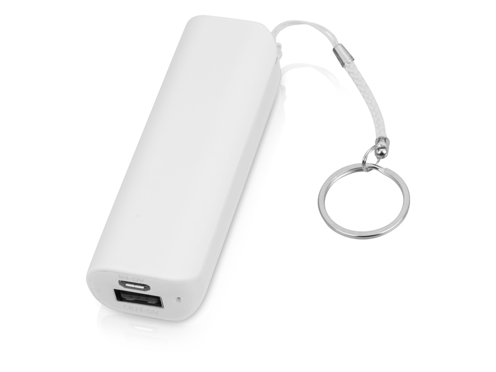 Портативное зарядное устройство (power bank) Basis, 2000 mAh, белый - купить оптом