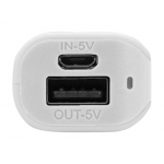 Портативное зарядное устройство (power bank) Basis, 2000 mAh, белый, фото 2
