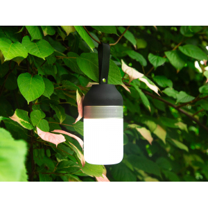 Портативный беспроводной Bluetooth динамик Lantern со встроенным светильником, черный/серебристый/белый - купить оптом