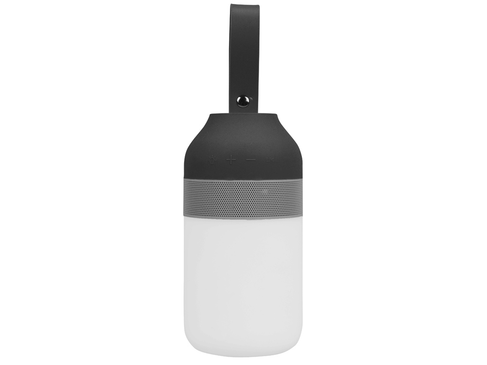 Портативный беспроводной Bluetooth динамик Lantern со встроенным светильником, черный/серебристый/белый - купить оптом