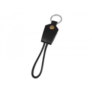 Кабель-брелок USB-MicroUSB Pelle, черный - купить оптом