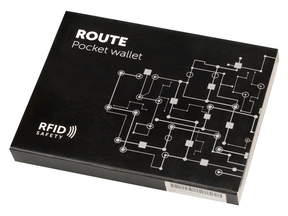 Кошелек Route RFID Safety, синий - купить оптом