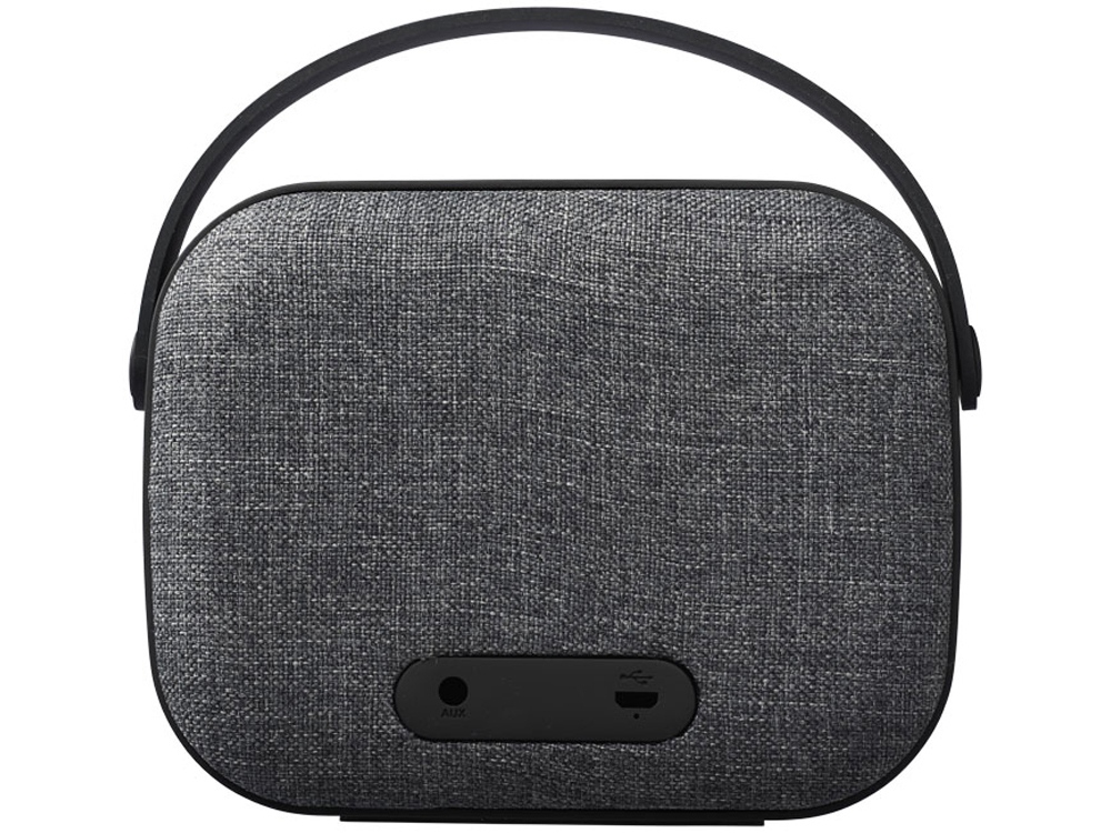 Динамик Bluetooth с тканым материалом, черный - купить оптом