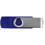 USB/micro USB-флешка 2.0 на 16 Гб Квебек OTG, синий, фото 3