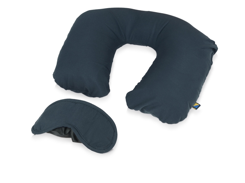 Набор дорожный Travel Blue Sleep Set, синий - купить оптом