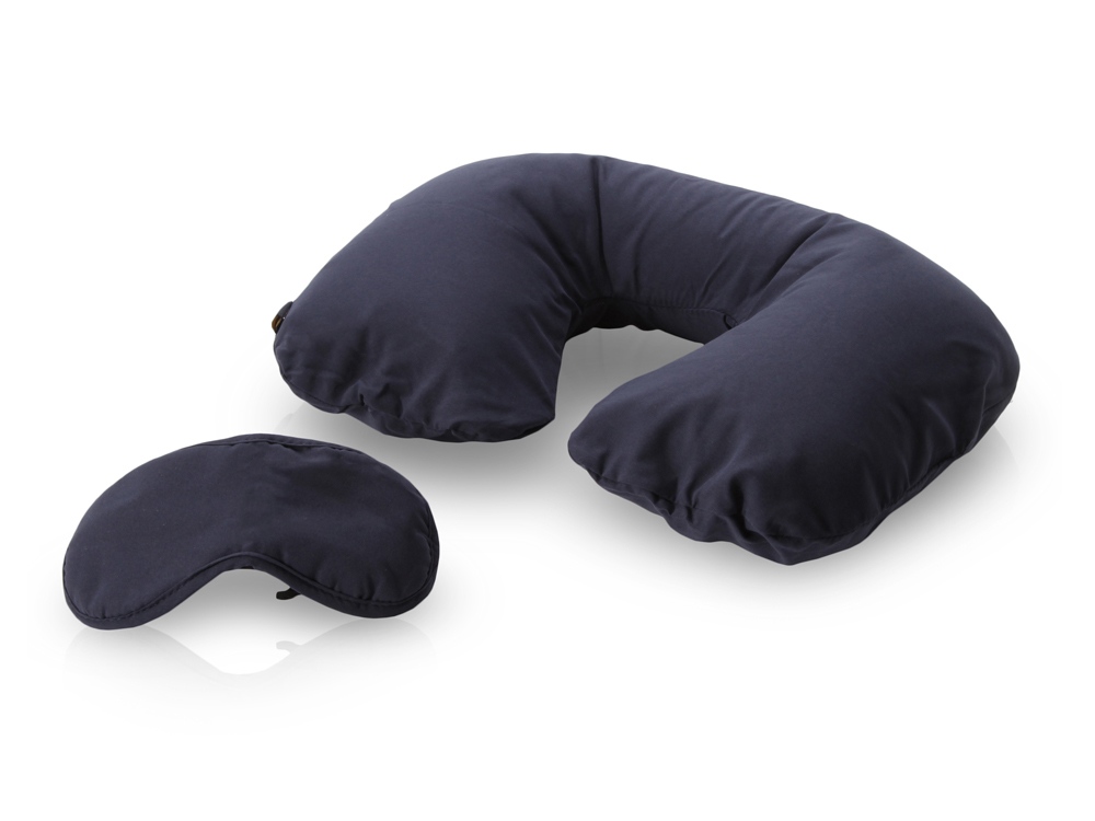 Набор дорожный Travel Blue Sleep Set, синий - купить оптом