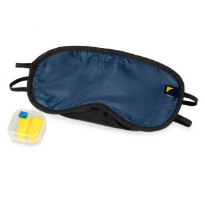 Дорожный набор Travel Blue Comfort Set, синий/черный - купить оптом