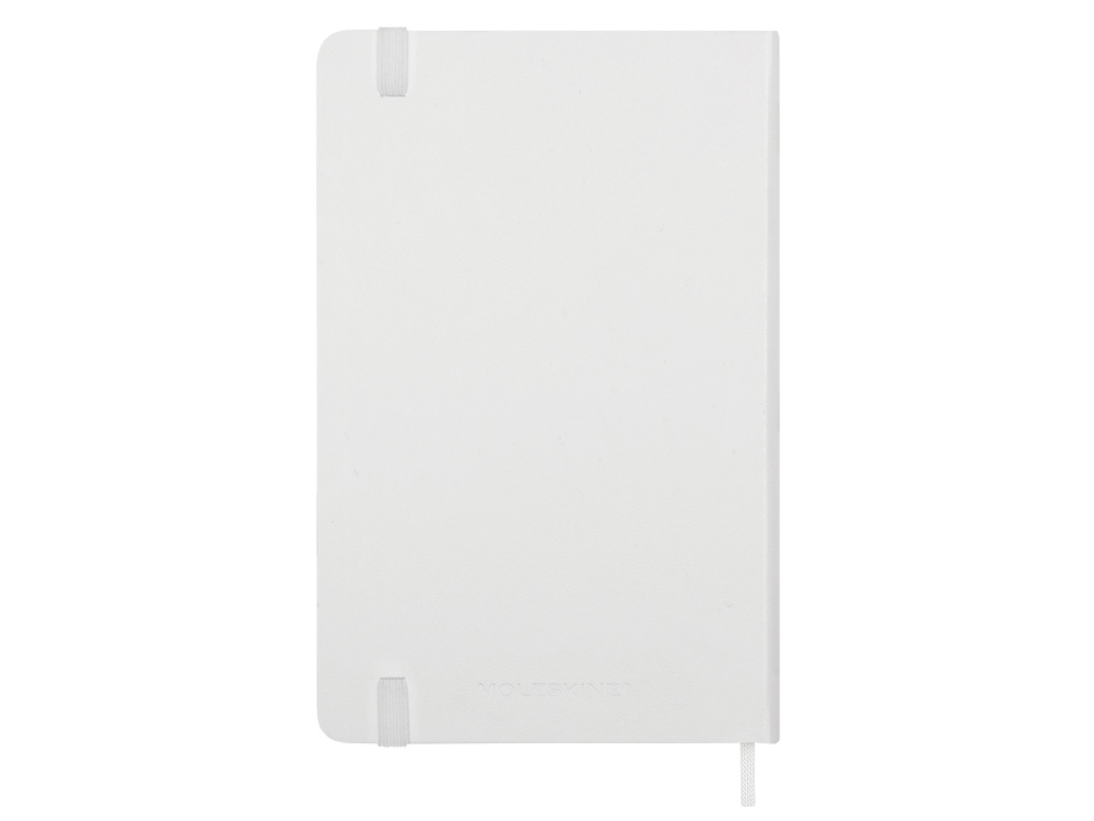 Записная книжка Moleskine Classic (в линейку) в твердой обложке, Medium (11,5x18 см), белый - купить оптом