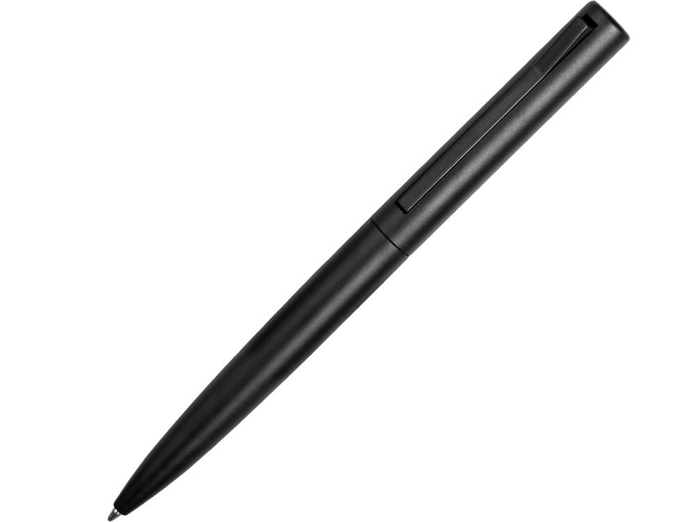 Ручка металлическая шариковая Bevel, черный - купить оптом