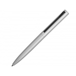 Ручка металлическая шариковая Bevel, серебристый/черный