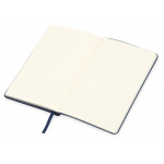 Блокнот Notepeno 130x205 мм с тонированными линованными страницами, темно-синий, фото 3