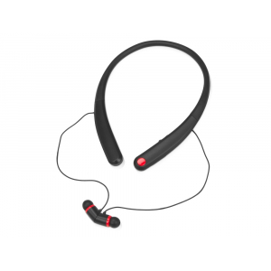 Беспроводные наушники с микрофоном Soundway, черный/красный - купить оптом