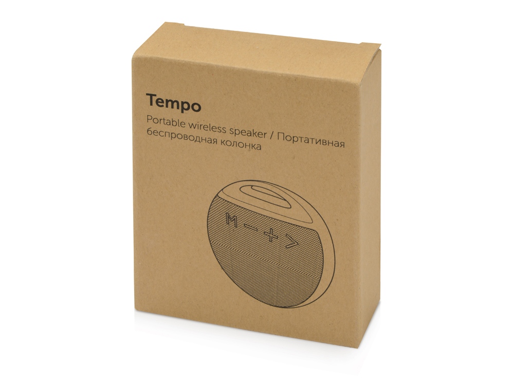 Портативная колонка Tempo, красный - купить оптом