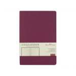 Ежедневник А5 недатированный Megapolis Velvet Flex, бордовый, фото 1