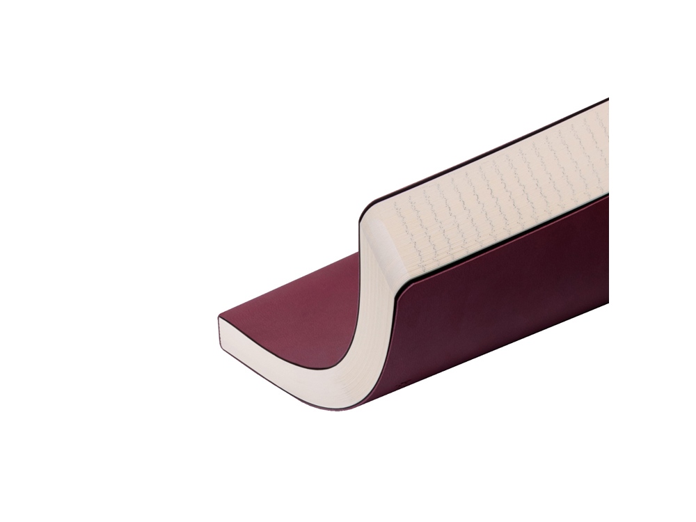 Ежедневник А5 недатированный Megapolis Velvet Flex, бордовый - купить оптом
