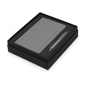 Подарочный набор Moleskine Hemingway с блокнотом А5 и ручкой, серый - купить оптом