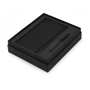 Подарочный набор Moleskine Indiana с блокнотом А5 Soft и ручкой, черный - купить оптом