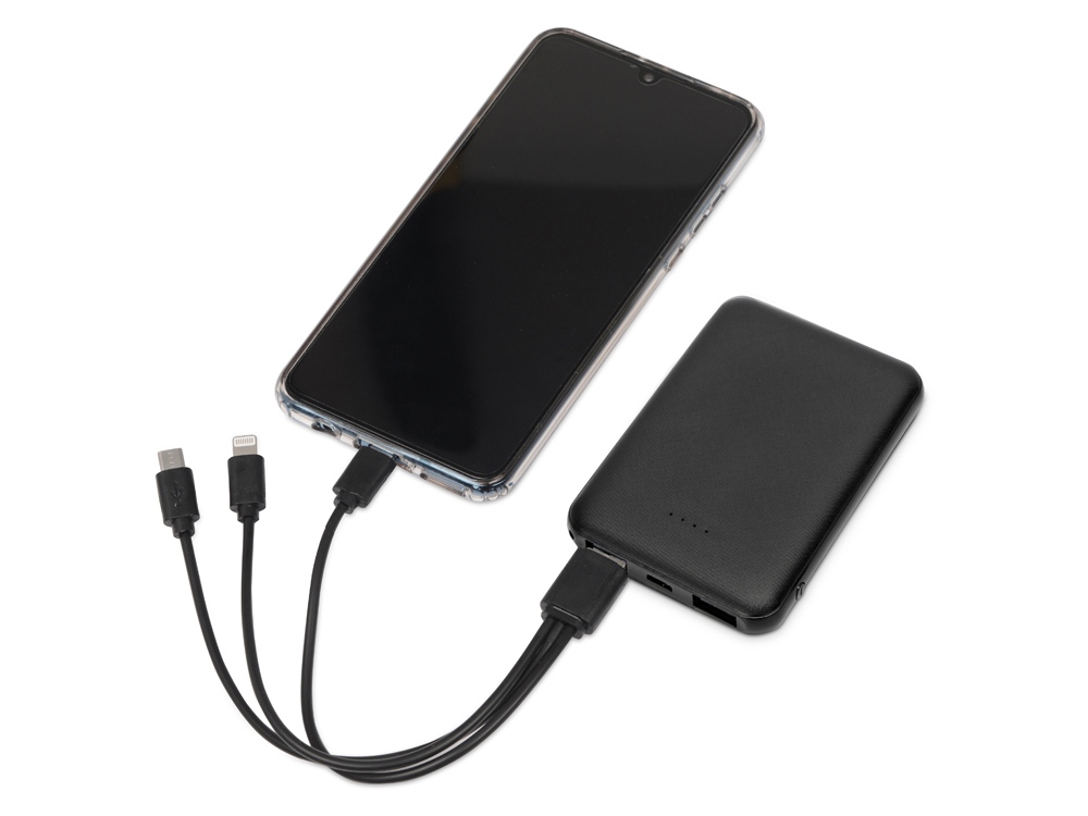 Портативное зарядное устройствоGrind, 5000 mAh, черный - купить оптом