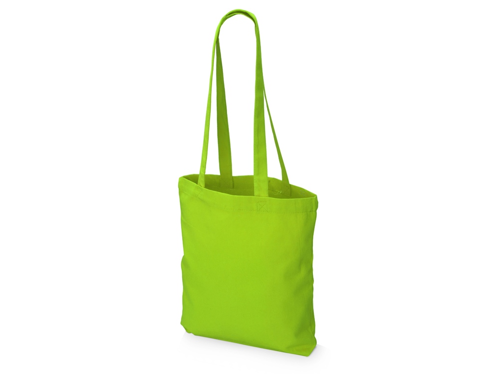 Сумка из плотного хлопка Carryme 200, зеленое яблоко - купить оптом