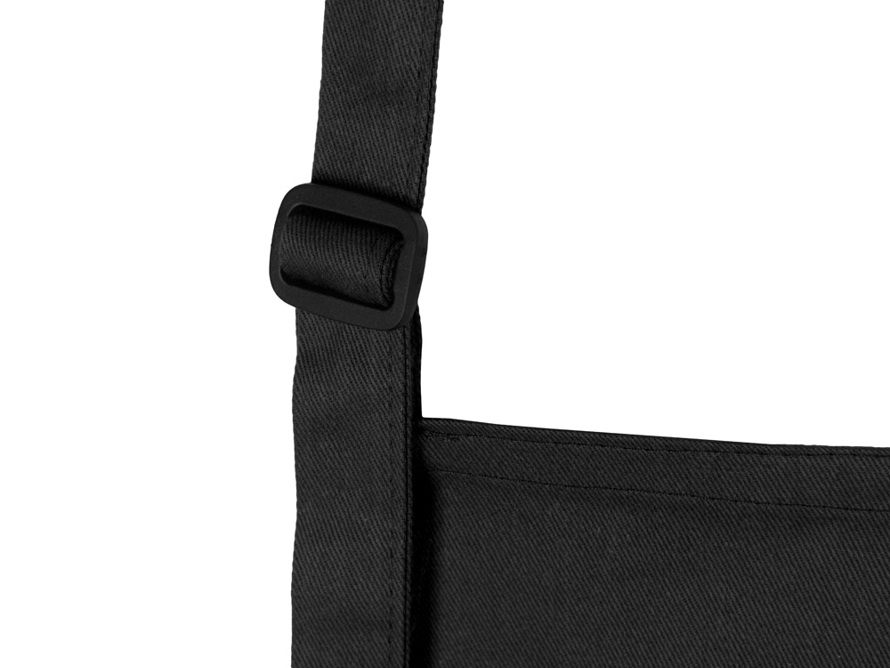 Хлопковый фартук 180gsm, черный - купить оптом