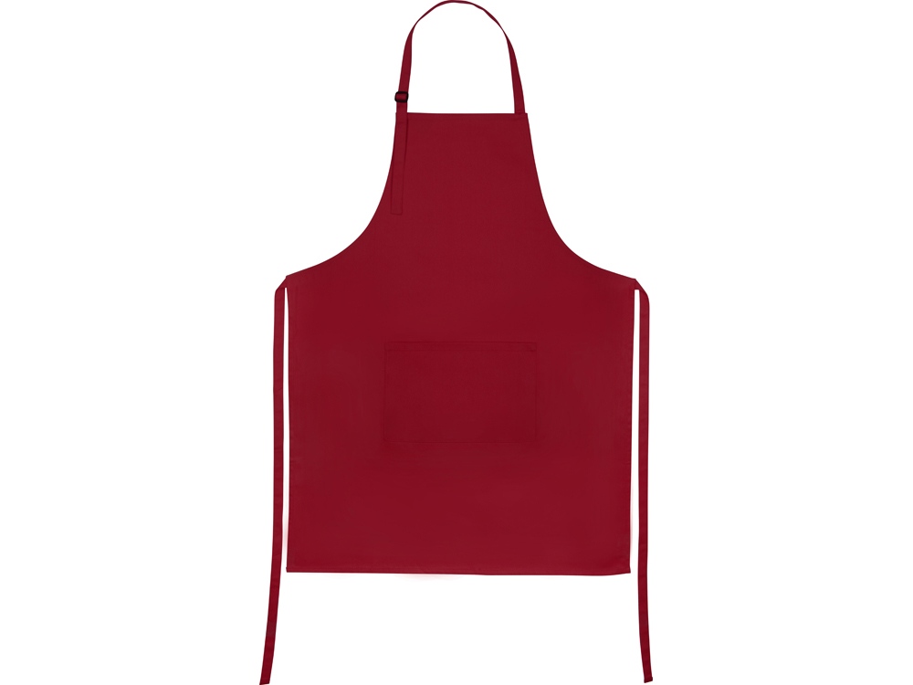 Хлопковый фартук 180gsm, бордо, бордовый - купить оптом
