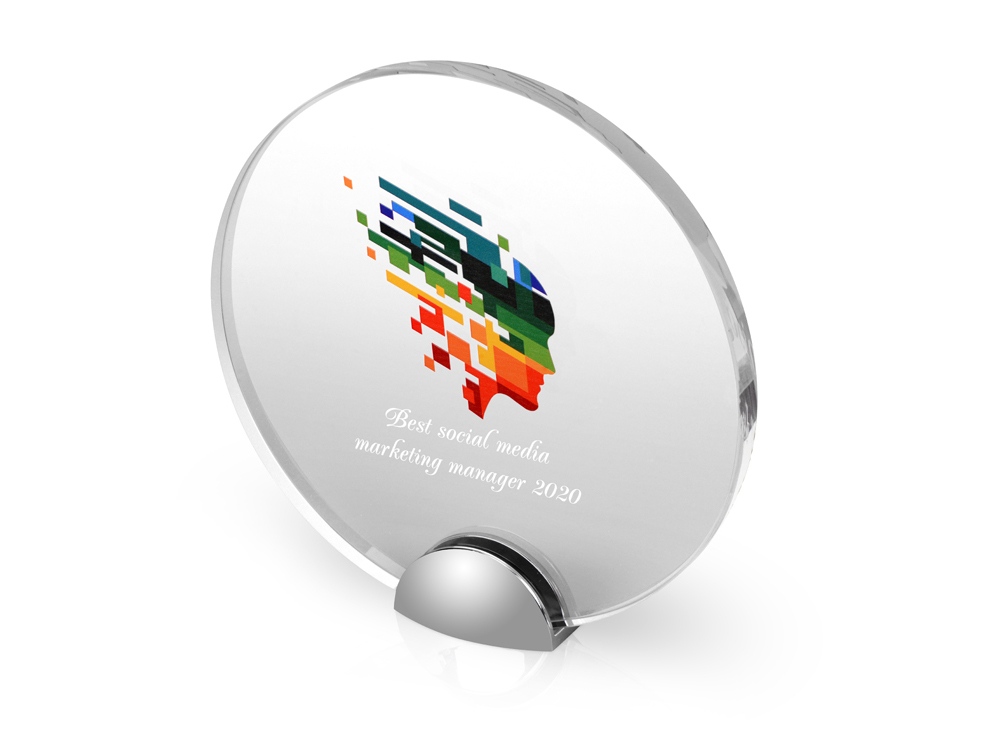 Награда Disk, прозрачный - купить оптом