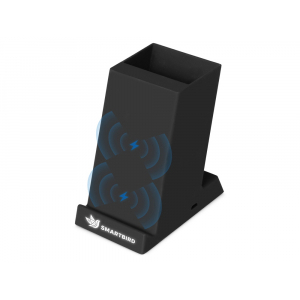 Беспроводная зарядка-подставка с подсветкой Glow box, черный - купить оптом