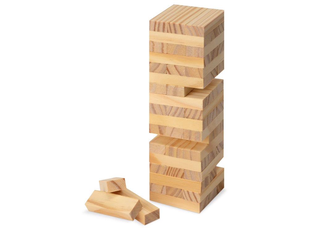 Игра из дерева Tower 54, бежевый - купить оптом