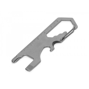 Мультиинструмент Carabiner, серебристый - купить оптом