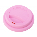 Стакан с силиконовой крышкой Cafe, dust pink, серо-коричневый/пыльно-розовый, фото 3