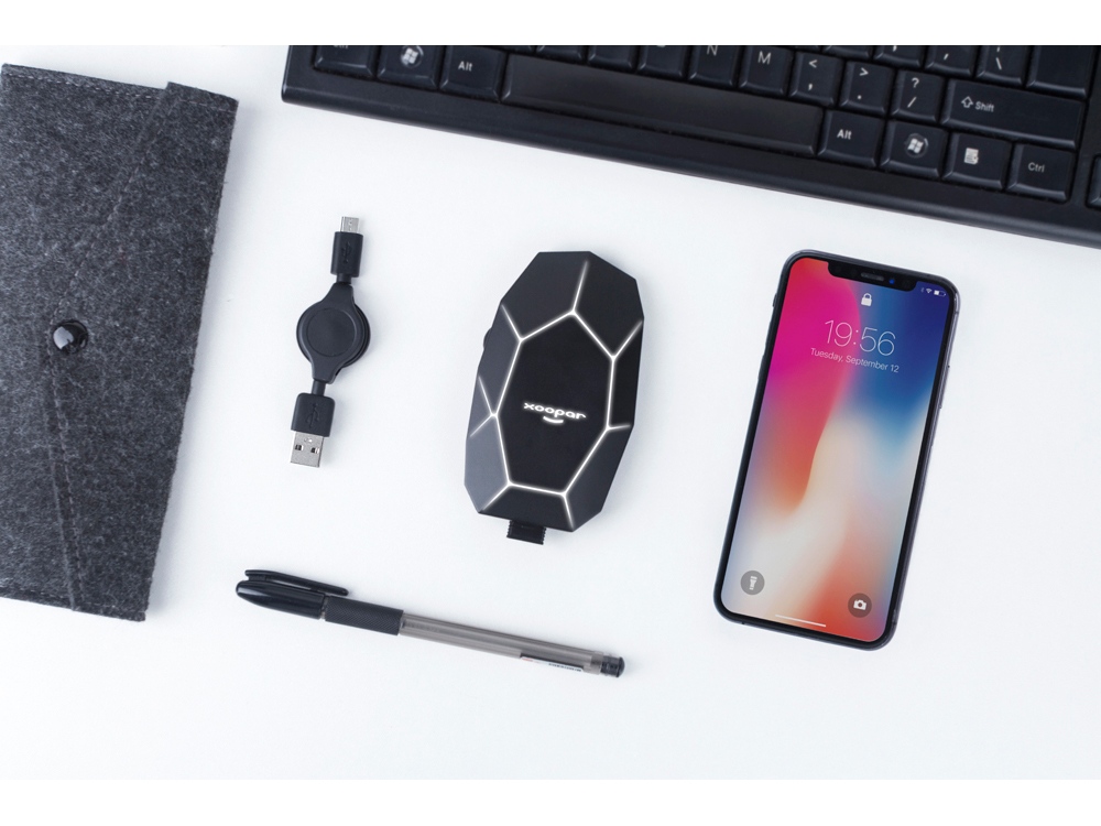 Беспроводная мышь Geo Mouse Plus, черный - купить оптом
