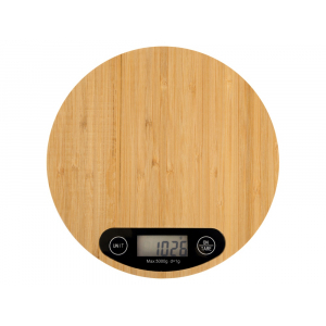 Бамбуковые кухонные весы Scale, натуральный - купить оптом
